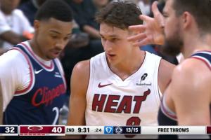 熱火三分11中8！比賽打了一節(jié)多快船罰球15-0熱火 還落后8分