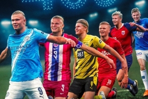 突破400球！哈蘭德職業(yè)生涯至今已參與401球，在曼城144球23助