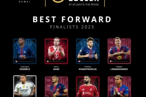 環(huán)足獎年度最佳前鋒最終候選：登貝萊、凱恩、姆巴佩、亞馬爾在列