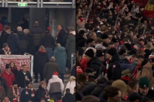 看不下去了！斯圖加特球迷看到主隊(duì)大比分落后拜仁，紛紛提前離場