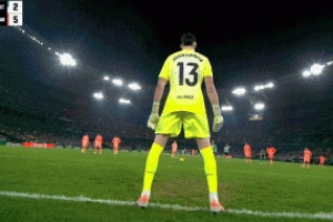 孔德送點(diǎn)，庫喬點(diǎn)射破門，貝蒂斯再扳一球3-5巴薩