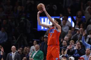 三節(jié)打卡！本賽季切特出戰(zhàn)的比賽中 雷霆20勝0負依然不敗