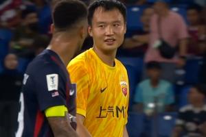 門神！陳威12次撲救助海港拿下1分，對手狂轟48腳打門11次射正