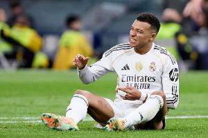 姆巴佩自2021年4月首次缺席歐冠比賽，當時對手也是曼城